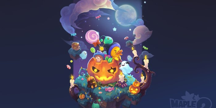 1680x1050 Halloween Wallpaper | Official MapleStory 2 Website