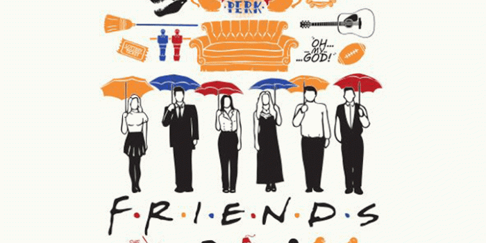 720x1280 Best Friend - Friends Tv Show Drawing (#803619) - HD Wallpaper Download