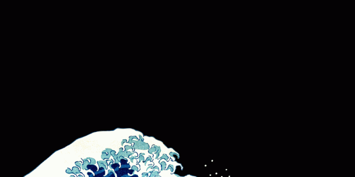 901x1600 AMOLED Great Wave off Kanagawa | Beautiful Wallpaper | Waves