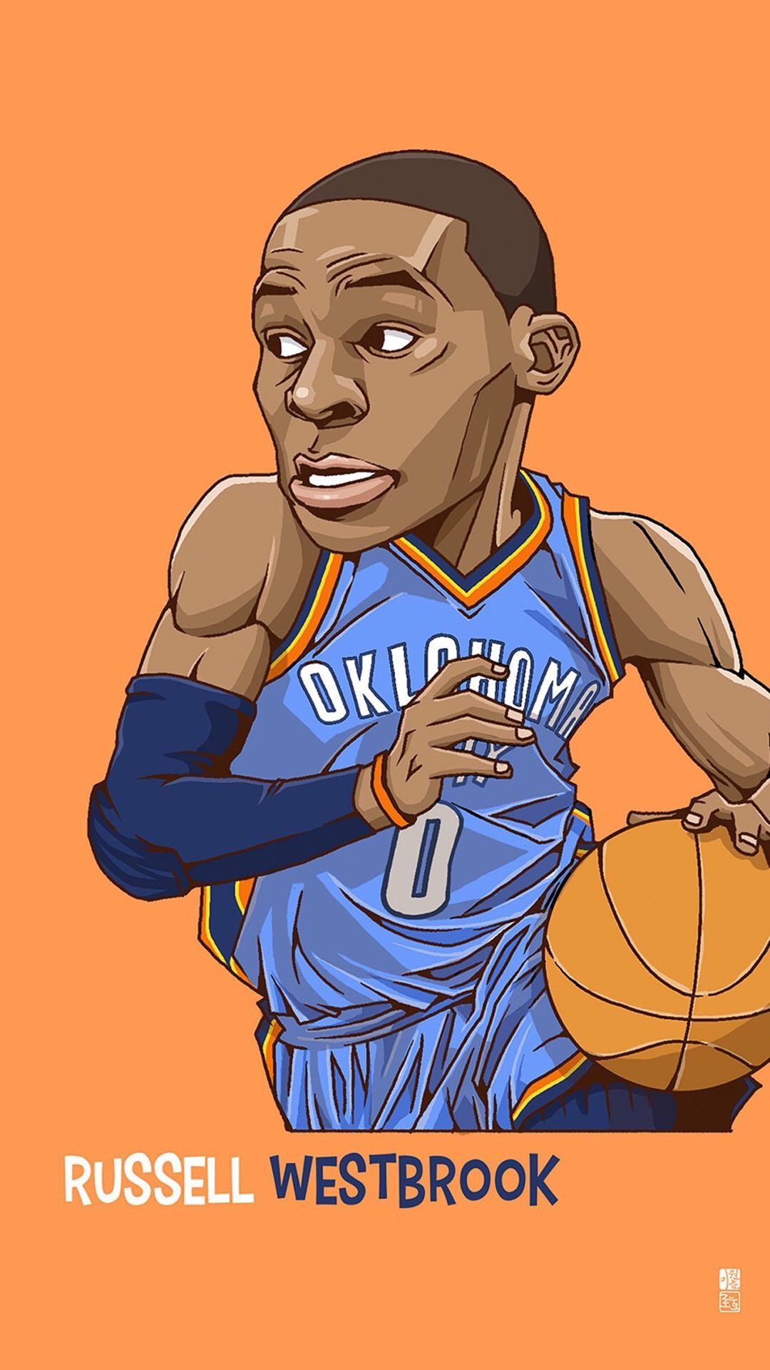 1080x1920 Russell Westbrook. Tap to see Collection of Famous NBA Basketball