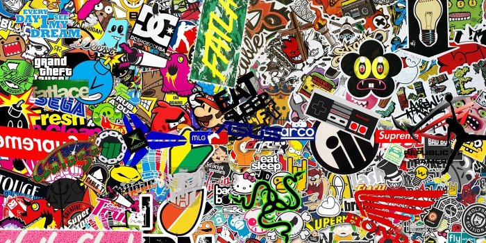1400x788 Hypebeast Stickers Wallpaper - Mary Rosh