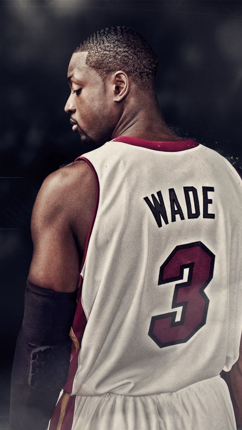 938x1668 Download wallpaper 938x1668 dwyane wade, basketball player, miami