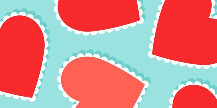 2250x4000 Free Scalloped Heart Valentine's Day Wallpaper - Sarah Hearts