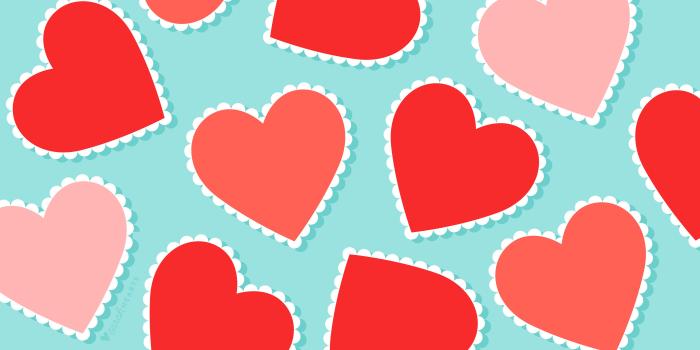 5333x3000 Free Scalloped Heart Valentine's Day Wallpaper - Sarah Hearts