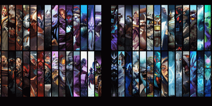 3840x1080 DOTA2 Hero Wallpaper v2 3840x1080 [Dual Monitors] by ImKB.deviantart