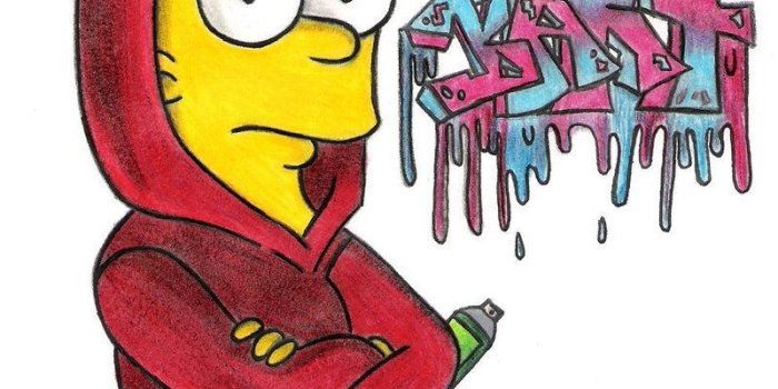 800x1039 the Simpsons pop art | pop quiz black bart setting the simpsons