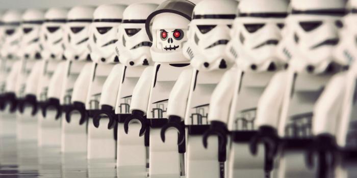 1920x1080 HD wallpaper: Star Wars Stormtrooper Lego miniature lot, humor