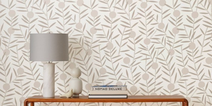 1980x2520 Bloom (Taupe), Roll