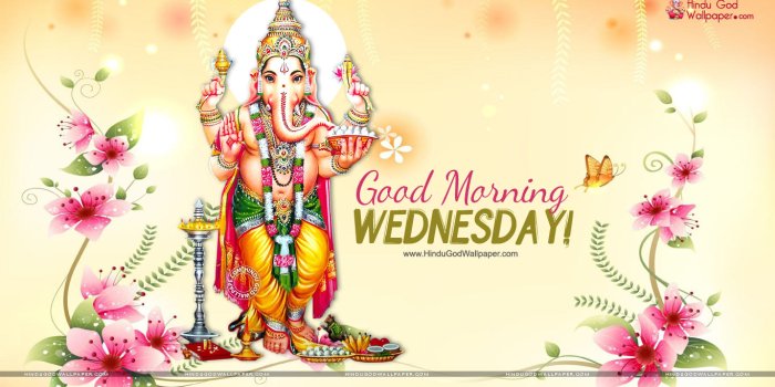 1366x768 Wednesday Good Morning Wallpaper for Facebook Whatsapp
