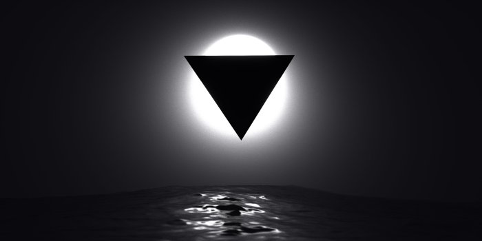 3840x2160 The Black Sun (4K wallpaper made in blender) : blender