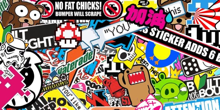 2037x891 Stickers Wallpapers