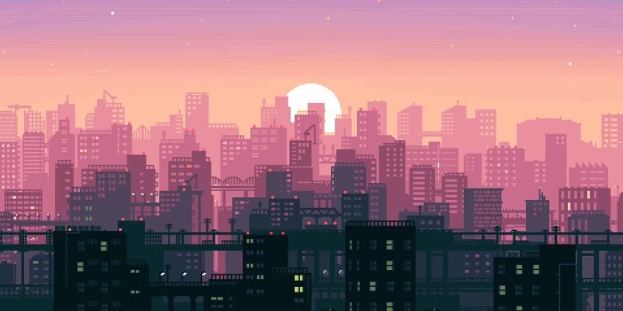 1920x1080 Pixel City Live Wallpaper - DesktopHut