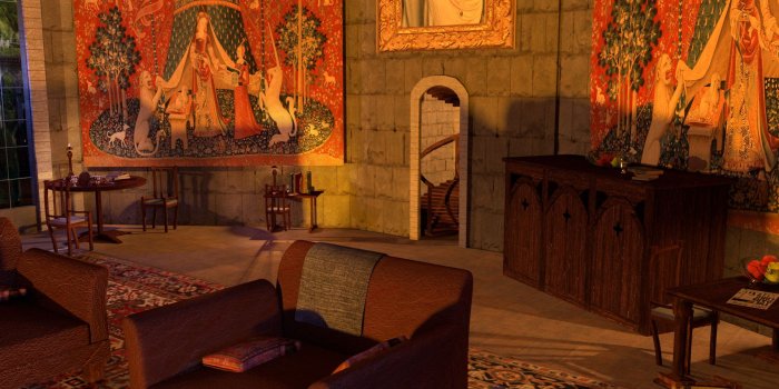 1920x1080 ArtStation - Gryffindor Common Room, Ethan Cohen-Jonathan