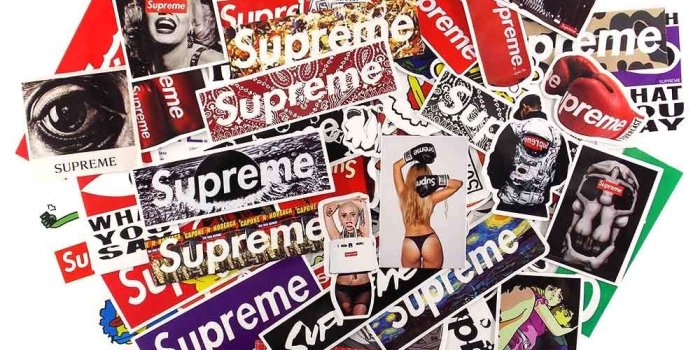 1000x893 Supreme Stickers 104 Pcs/pack, Cool Fun Vinyl Stickers - Sticker