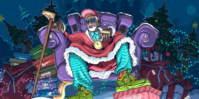 1332x850 Wallpaper snow, decoration, night, orange, blue, yellow, red, the