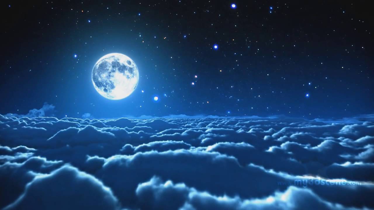 1280x720 Animated Moon Wallpaper