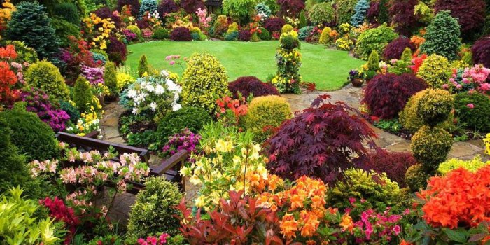 1024x768 Flower Garden Wallpaper For Pc (#925448) - HD Wallpaper Download