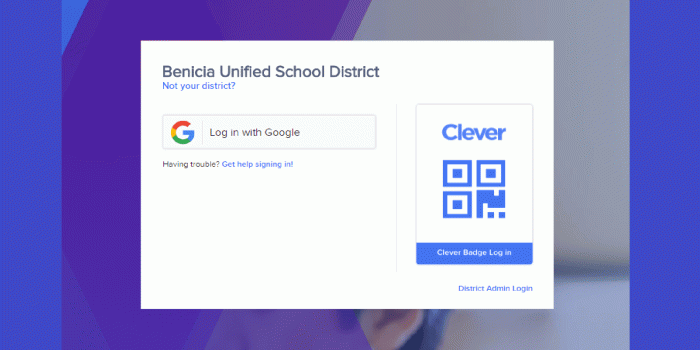 1920x1080 Clever | Benicia Unified School District