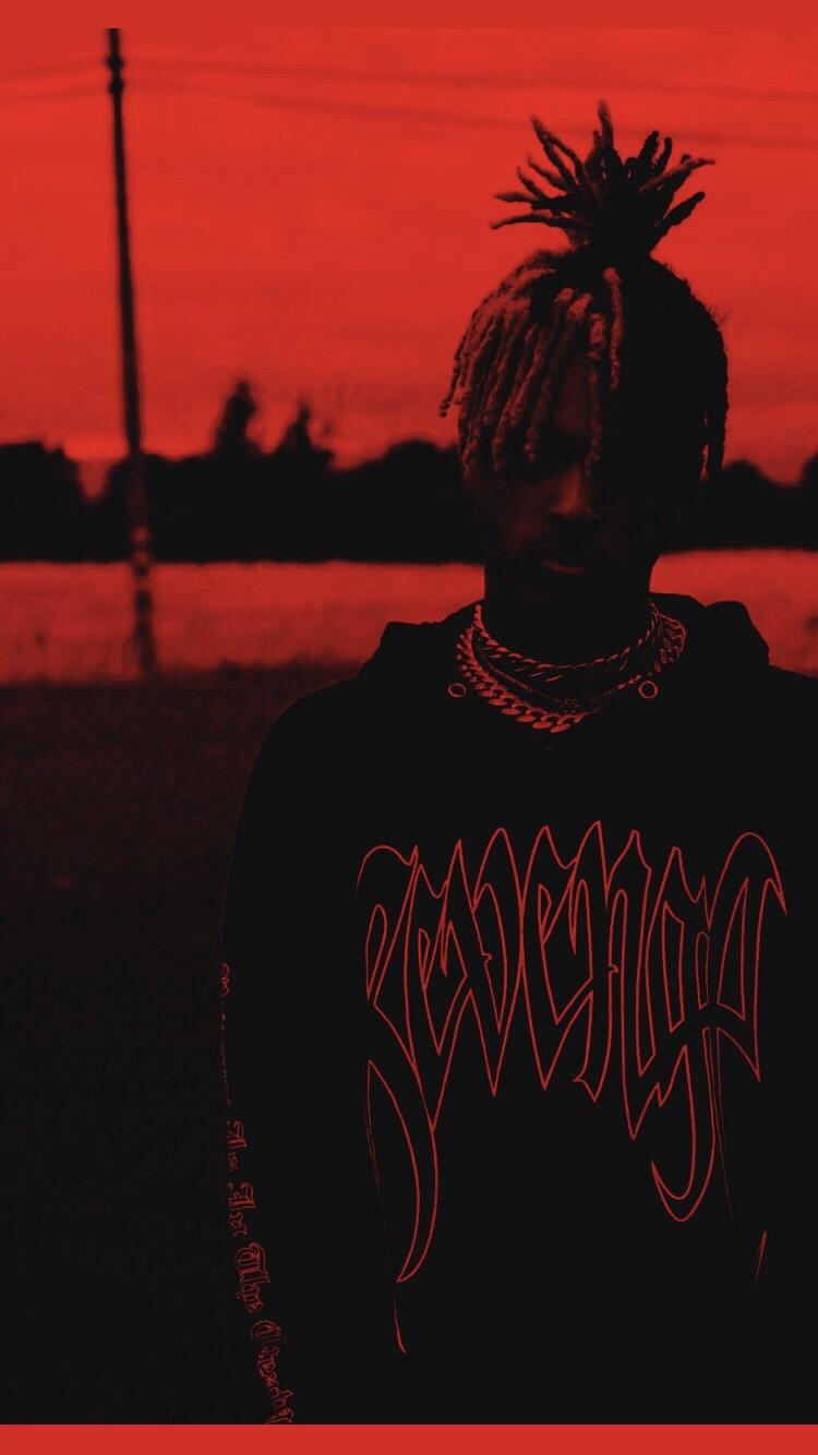 750x1334 Wallpaper Lockscreen - Xxxtentacion Red (#387677) - HD Wallpaper