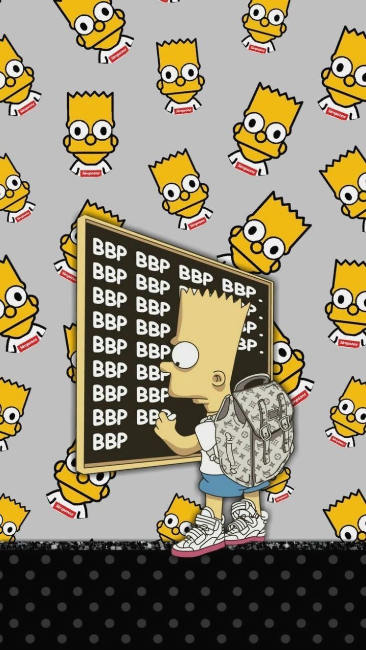 720x1280 10 Supreme Wallpaper Bart Simpson - Download Wallpaper HD For PC
