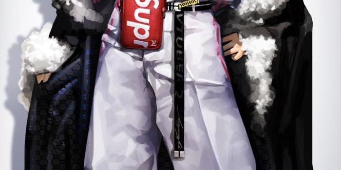 976x2048 Wallpaper : Virtual Youtuber, anime girls, brunette, supreme, Kizuna