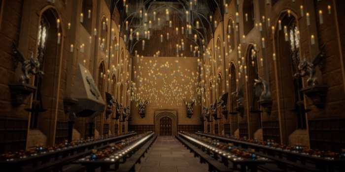 1920x1080 ArtStation - Harry Potter - Hogwarts Great Hall - Sketchfab Contest