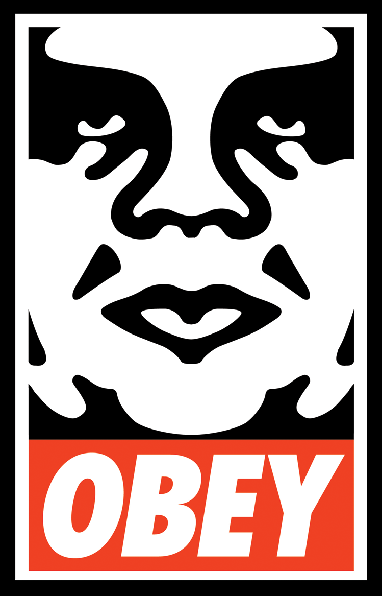 749x1167 Shepard Fairey, OBEY logo | Art | Obey art, Shepard fairey obey