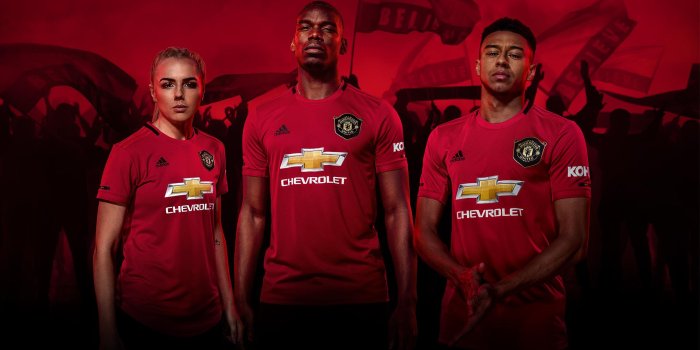1920x1080 Man Utd new kit 2019-20: Paul Pogba and David de Gea model next