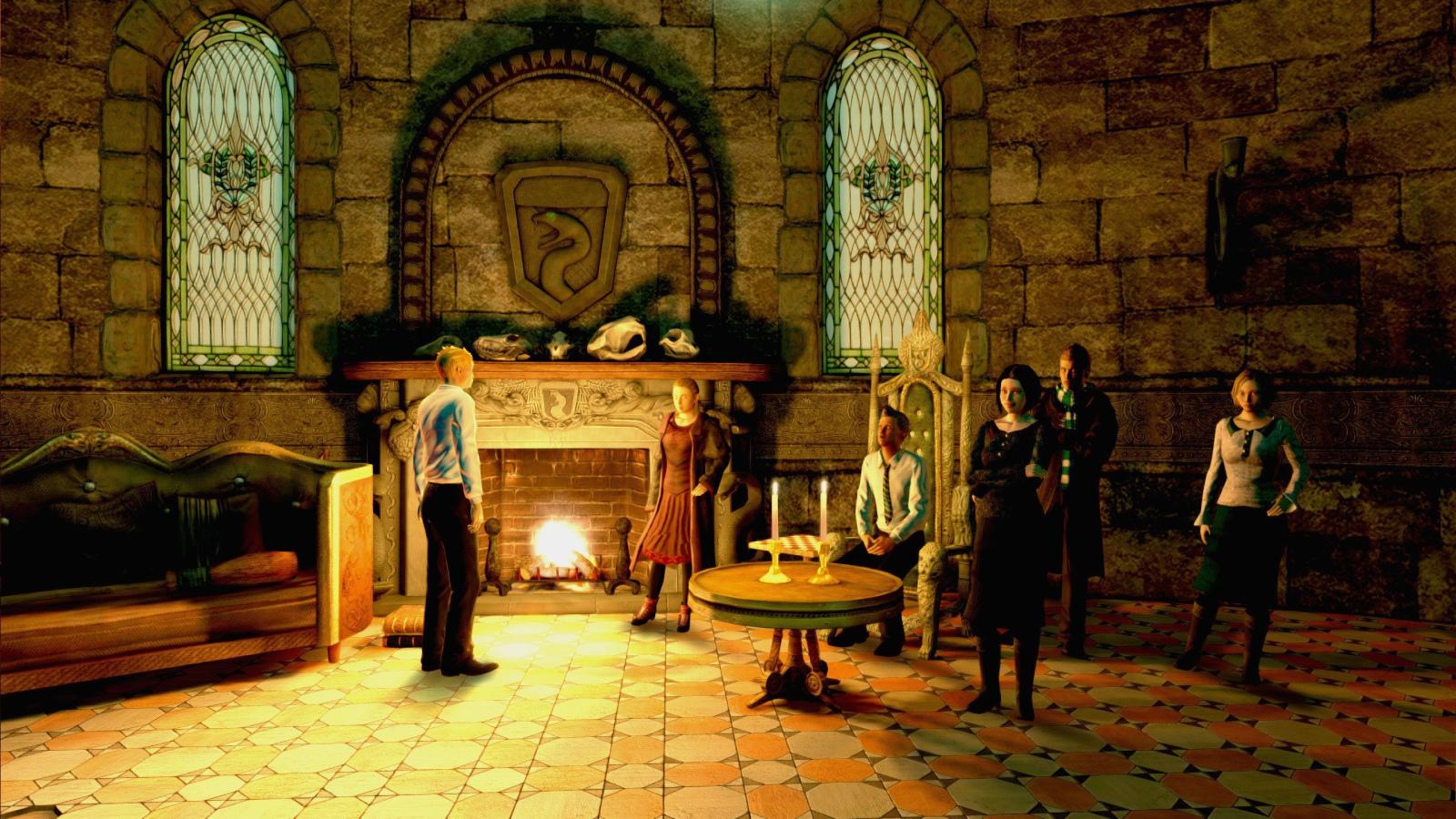 2560x1440 Slytherin common room from Playstation's Pottermore | ⚡ Harry