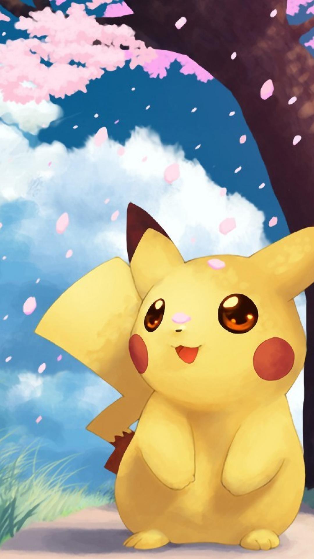 1080x1920 Pokemon Iphone Wallpaper - Cute Pikachu Wallpaper For Mobile (#75431