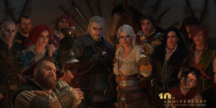 1920x1080 10th Anniversary of The Witcher wallpaper (1920x1080) : witcher