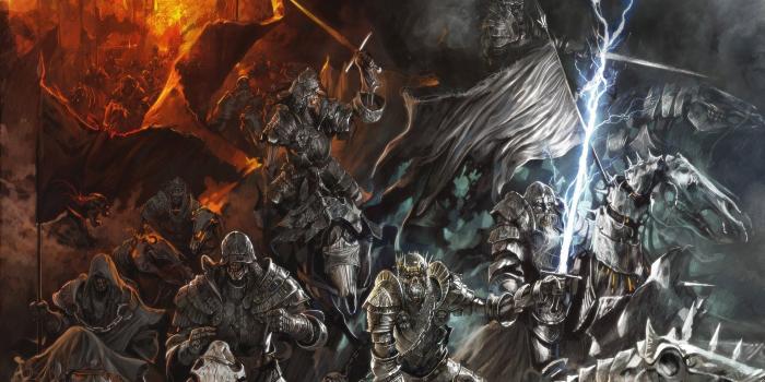 1920x1080 Skull with a lightning sword - The Witcher wallpaper - Game