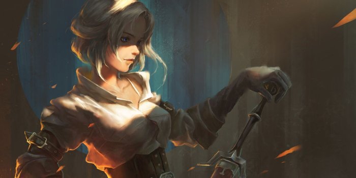 1920x1080 Wallpaper the witcher 3 ciri painted sword 1920x1080 | Good stuff in