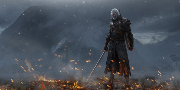 1920x1080 Download 1920x1080 Wallpaper The Witcher, Geralt, Warrior, Full Hd