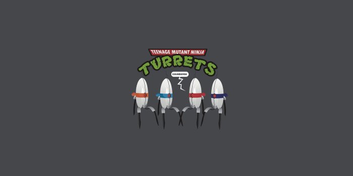 1920x1200 Teenage Mutant Ninja Turrets wallpaper - Funny wallpapers - #26721