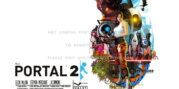 1920x1080 portal 2 turret Wheatley