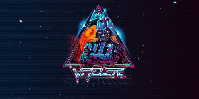 1332x850 Wallpaper Minimalism, Space, Star Wars, Darth Vader, Darth Vader