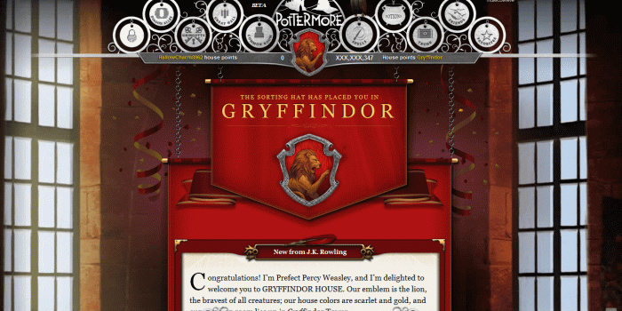 1371x747 Oh, yeah, I'm in Gryffindor! :-) From the House Challenge game on