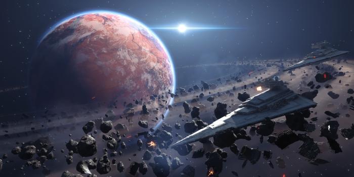 7680x3240 Wallpaper : Star Wars Battlefront, Star Wars, Star Destroyer, video