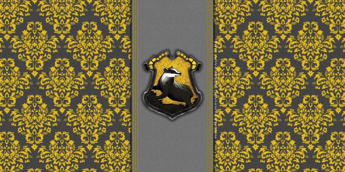 1332x850 Wallpaper pattern, Harry Potter, Hogwarts, badger, deviantart