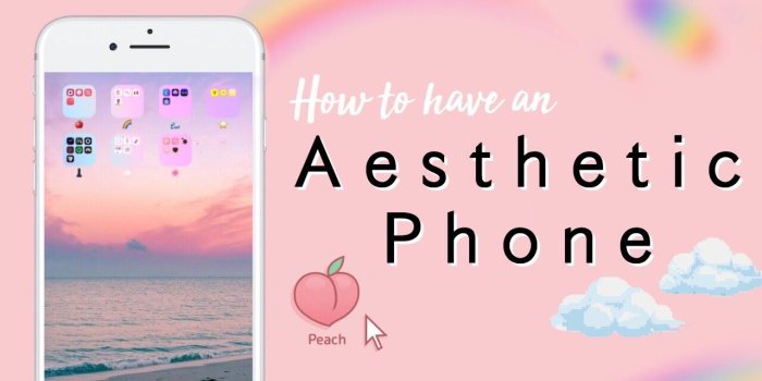 1280x720 ☆ how to have an AESTHETIC PHONE // Case, Wallpaper, Organization, Fonts