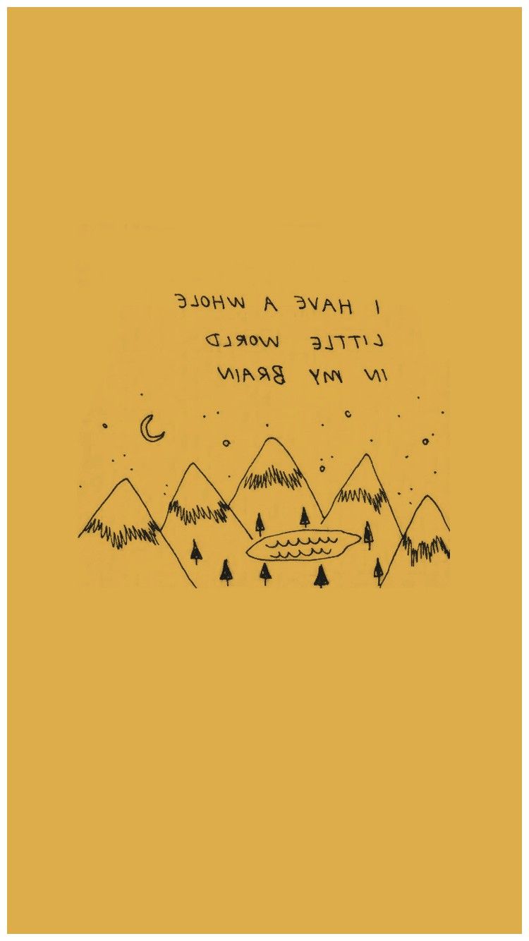 750x1334 Yellow Aesthetic Tumblr Iphone Wallpaper - Aesthetic Phone