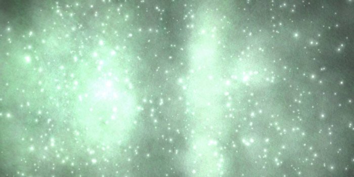 1280x720 4K Grainy Green Grey Space Nebula Inner Shine 2160p Motion Background