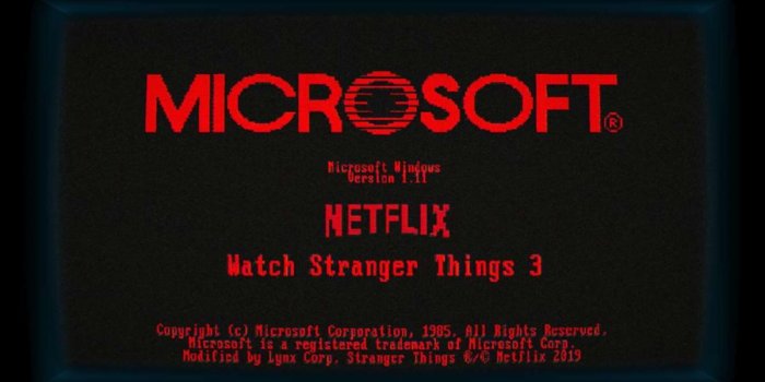 1200x719 Microsoft's retro Windows teasers emerge as a Stranger Things promo
