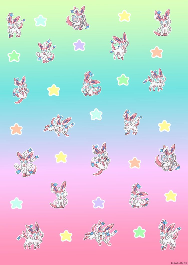 752x1063 Pokemon Wallpaper Sylveon by Mery918