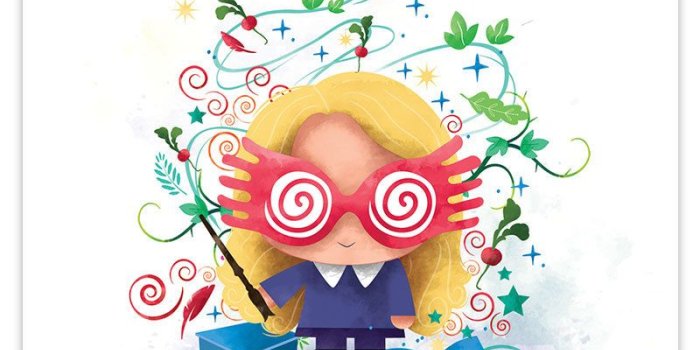 800x1000 Harry Potter (Luna Lovegood Watercolor) MightyPrint Wall Art