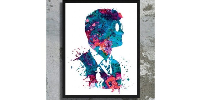 1024x768 Harry Potter Watercolor Art Print Harry Potter Poster Children room
