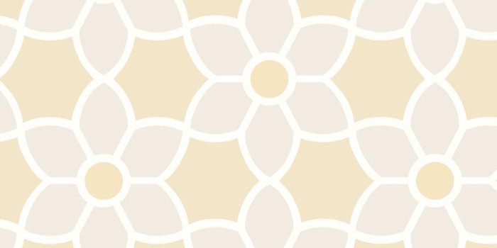 1000x1000 Blossom Beige Geometric Floral Wallpaper