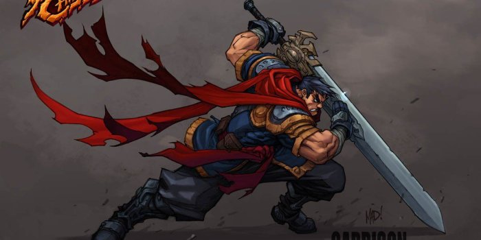 1203x800 joemadart.com: Battle Chasers Nightwar game Garrison 1st wallpaper