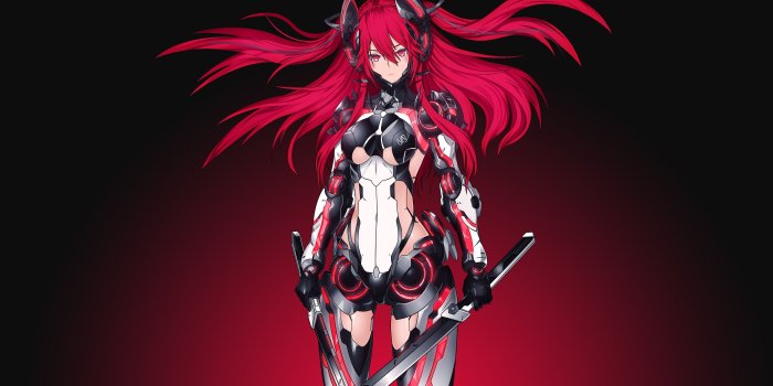 3840x2160 Wallpaper Mecha Girl, 4K, Anime, #2037